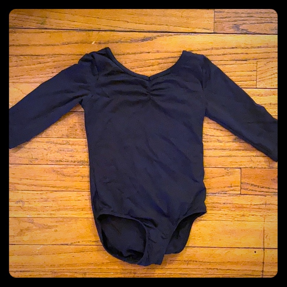 Danskin Now Girls Black Leotard